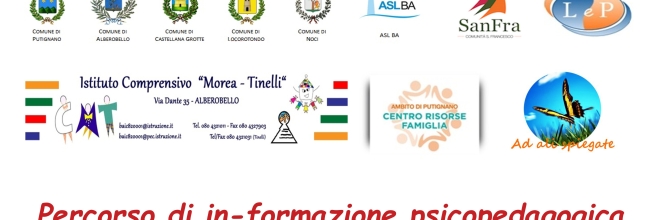 Verso una genitorialità positiva, ad Alberobello tre incontri nell’I.C. «Morea-Tinelli»